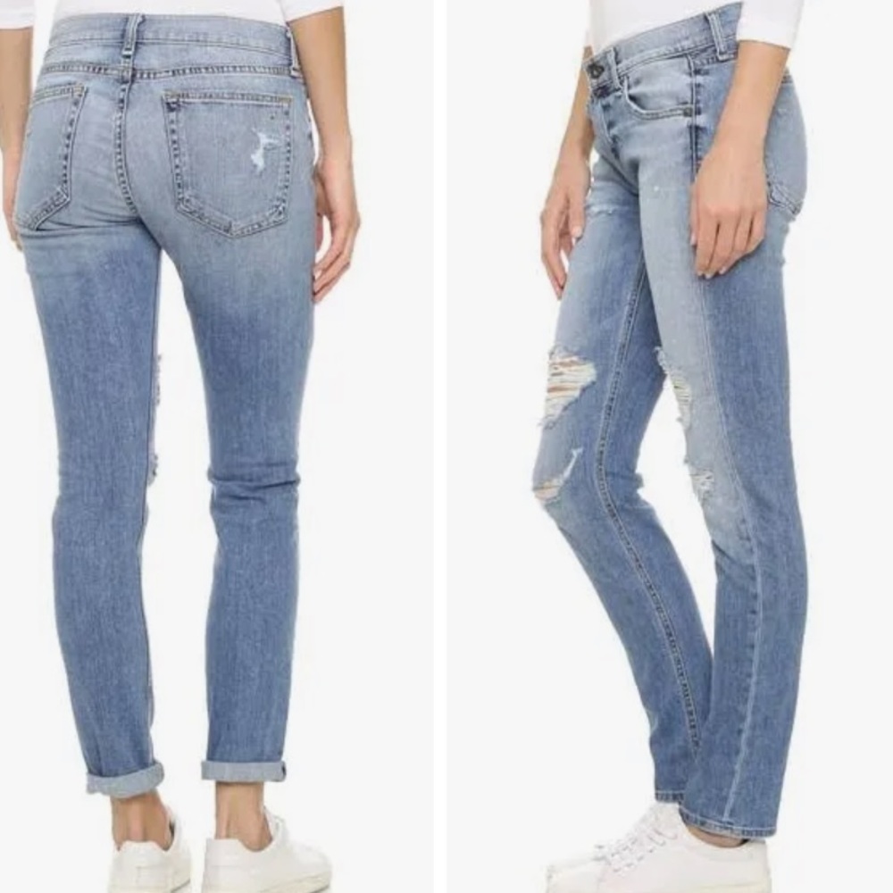Rag & Bone distressed Dre jeans